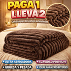 Cobija piel de conejo