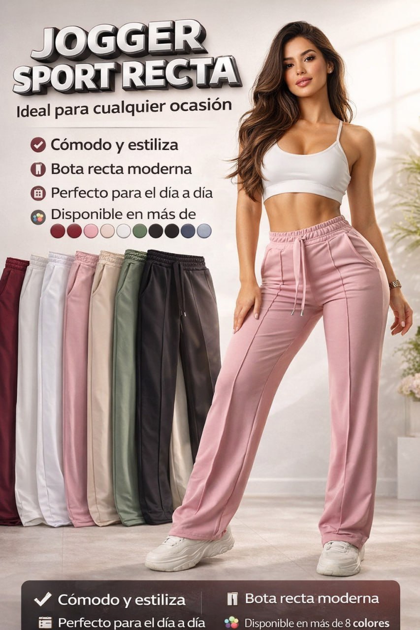 Jogger bota recta